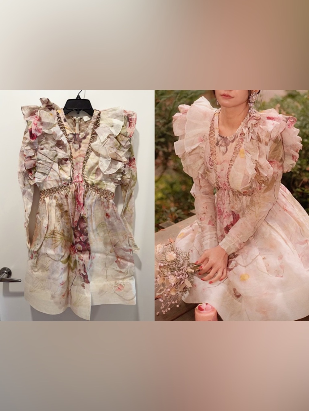 🌸Runway AU0 Zimmermann Dancer Laced Mini Dress